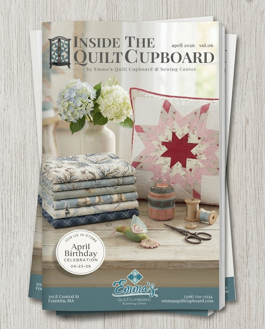 Custom catalog and print marketing design for quilt and sewing retailer